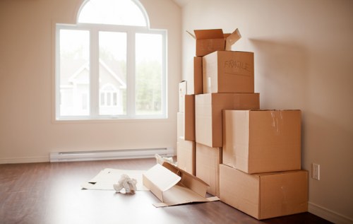 Removal team working on a residential move in Balham
