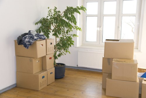 Local movers handling apartment access in Balham