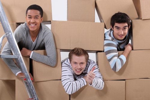 Balham Removals team preparing for a local house move