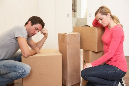 Packing and loading furniture for a local Balham removal