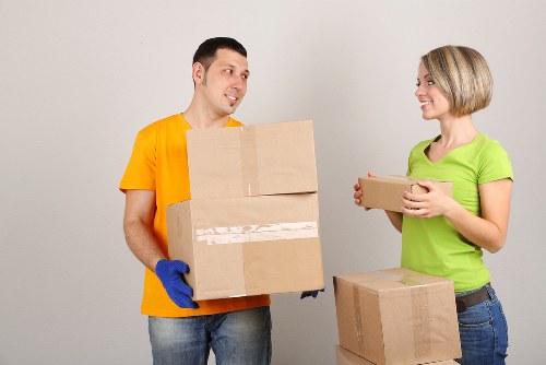 Balham flat move with careful loading through a residential street
